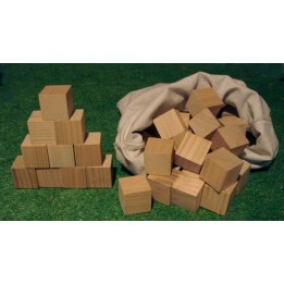 jeu ludique de 70 cubes en bois pour enfant - Un Monde de Bois