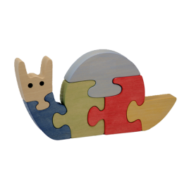 Puzzle en bois Escargot