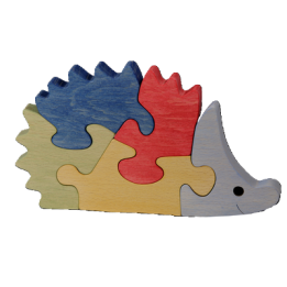 Puzzle en bois Hérisson
