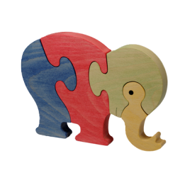 Puzzle en bois Eléphant