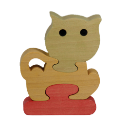 Puzzle en bois Chat