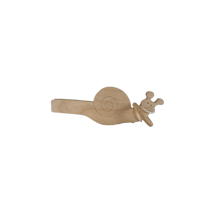 Le Bilboquet Escargot en bois