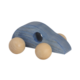 La Voiture Bleue en bois