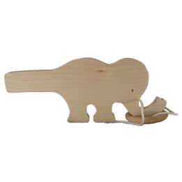Le Bilboquet Eléphant en bois