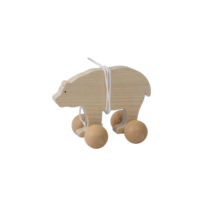 L'Ours à tirer en bois