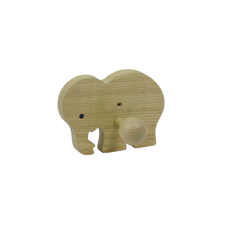 Le Portemanteau en bois Elephant