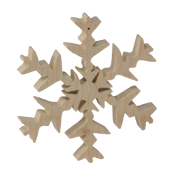 Le Flocon de Neige en bois