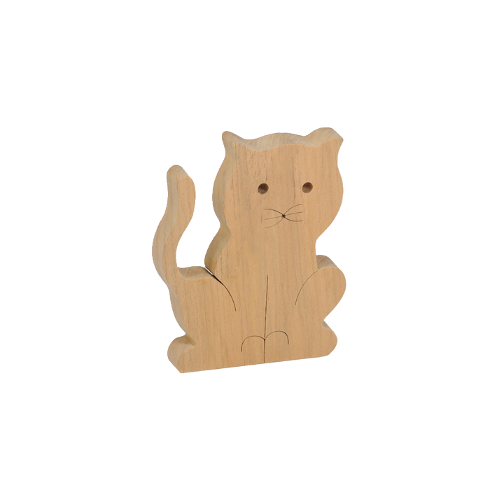 Le Petit Chat en bois