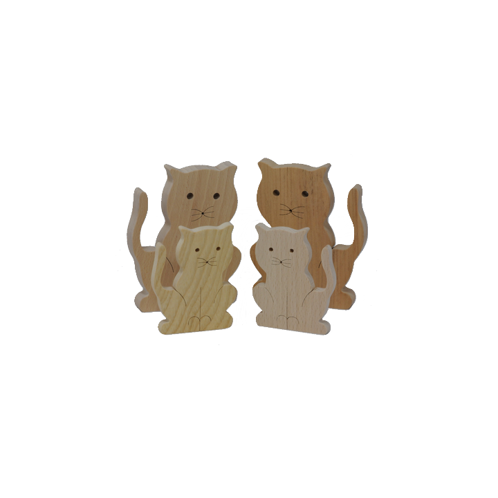 Le Petit Chat en bois