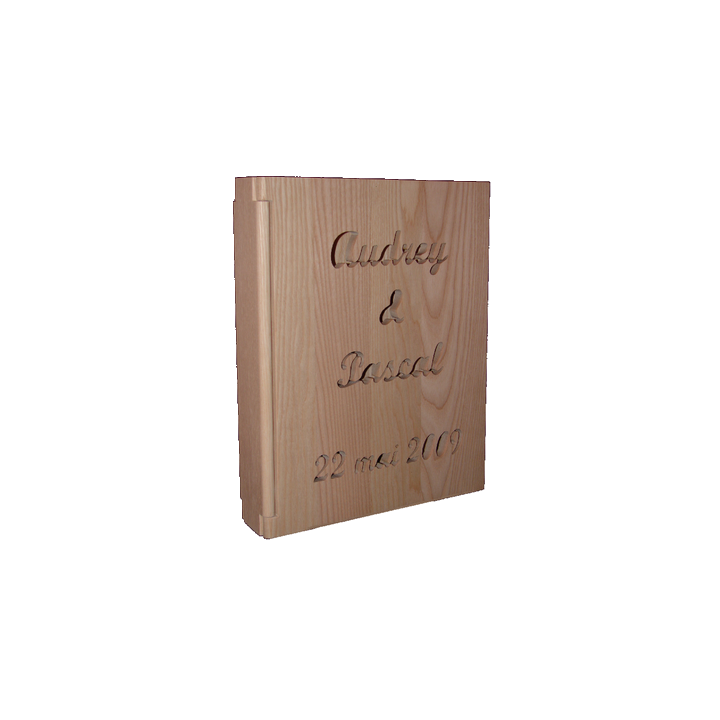 Le classeur en bois mariage