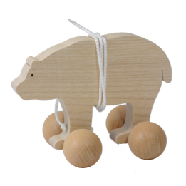 Ours à tirer en bois - Fabrication artisanal Française